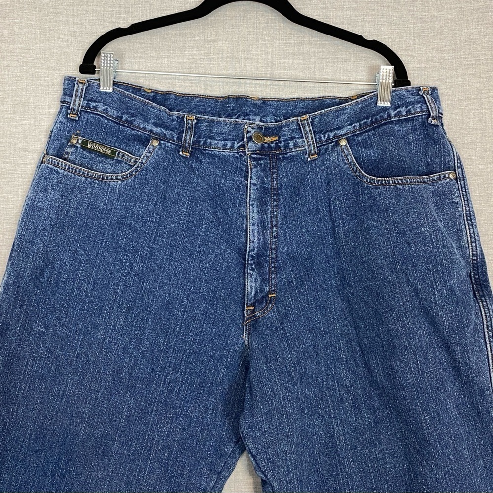 Windriver Fleece Lined Jeans 40X32 100% Cotton Relaxed Fit Tapered - Picture 2 of 14